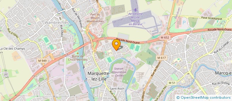 localisation de l'entreprise SCI PIERRE D'AMERIC  MARQUETTE-LEZ-LILLE