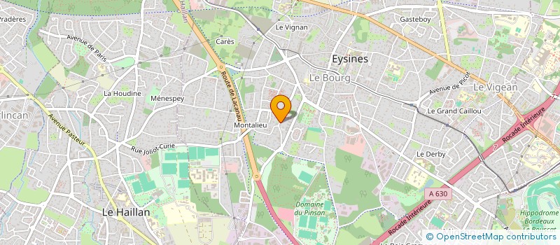 localisation de l'entreprise SCI PIERRE D'AVENIR  EYSINES