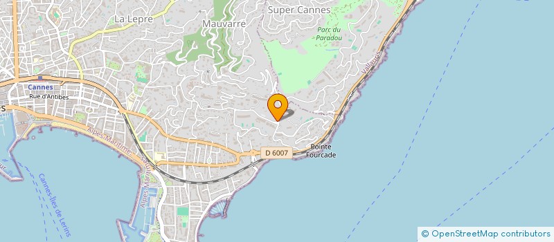 localisation de l'entreprise SCI PIERRE D' AZUR DES ILES  CANNES