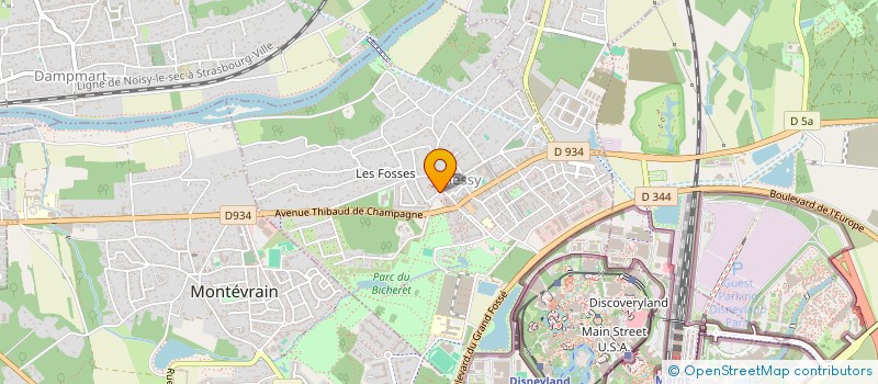 localisation de l'entreprise SCI PIERRE DAVID  CHESSY