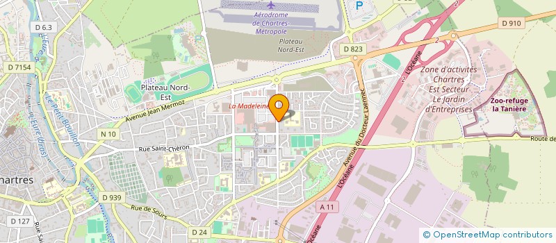 localisation de l'entreprise SCI PIERRE DE L'EAU à CHARTRES