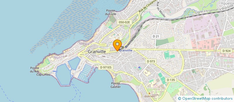 localisation de l'entreprise SCI PIERRE DE LUNE à GRANVILLE