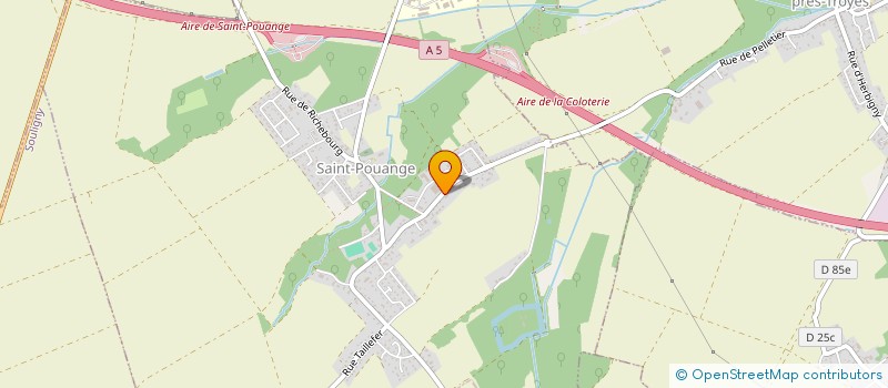 localisation de l'entreprise SCI PIERRE DE PARADIS  SAINT-POUANGE