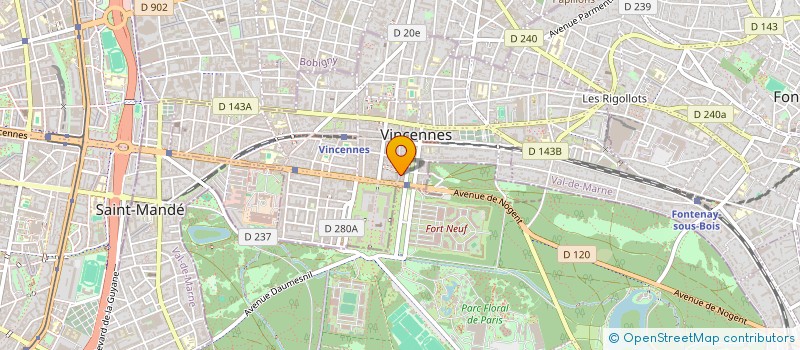 localisation de l'entreprise SCI PIERRE DE RONSARD à VINCENNES