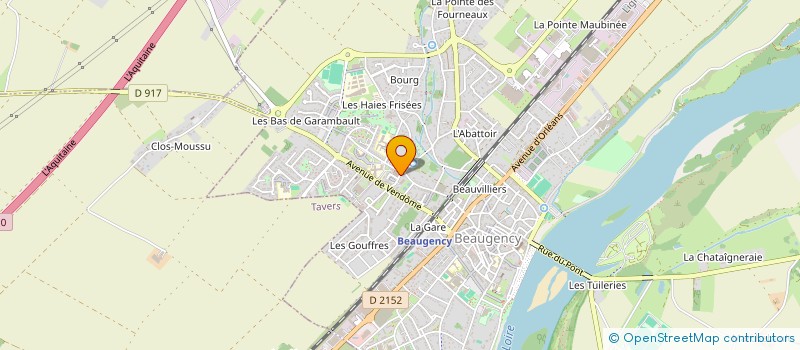 localisation de l'entreprise SCI PIERRE DE RONSARD  BEAUGENCY