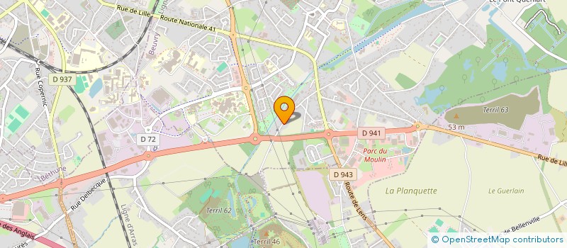 localisation de l'entreprise SCI PIERRE EN PIERRE  BEUVRY