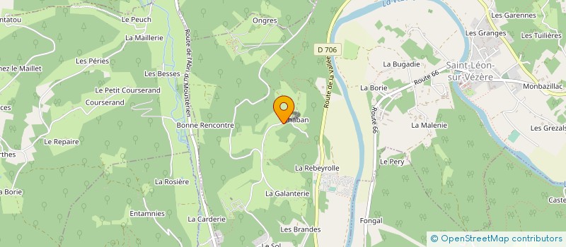 localisation de l'entreprise SCI PIERRE ENFAUT INVESTISSEMENT à SAINT-LEON-SUR-VEZERE
