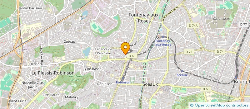 localisation de l'entreprise SCI PIERRE ESTIENNE à FONTENAY-AUX-ROSES