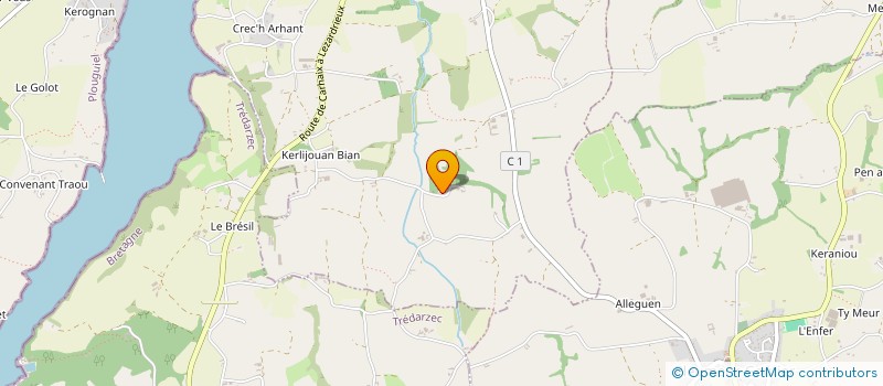 localisation de l'entreprise SCI PIERRE ET ALICE  PLEUBIAN