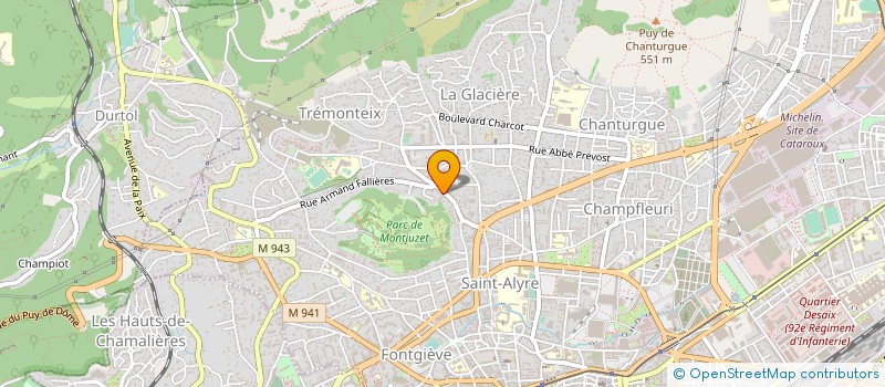 localisation de l'entreprise SCI PIERRE ET BARBARA  CLERMONT-FERRAND