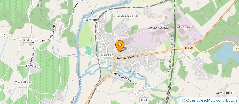 localisation de l'entreprise SCI PIERRE ET CIE à MOUTHIERS-SUR-BOEME