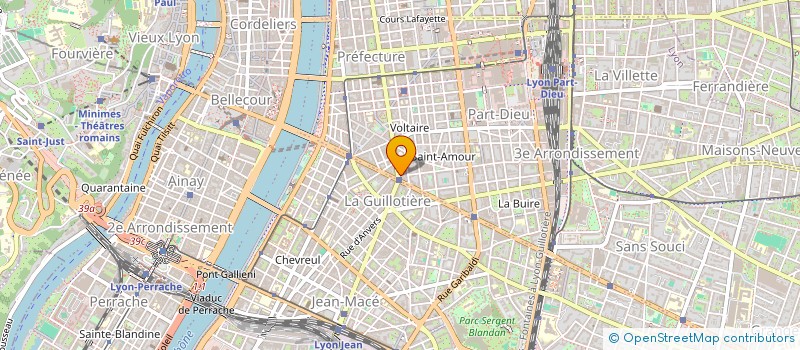 localisation de l'entreprise SCI PIERRE ET DIDIER  LYON