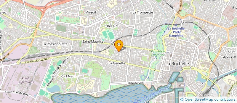 localisation de l'entreprise SCI PIERRE ET JEANNE  LA ROCHELLE