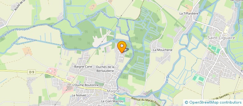 localisation de l'entreprise SCI PIERRE ET JULIE  MAGNE