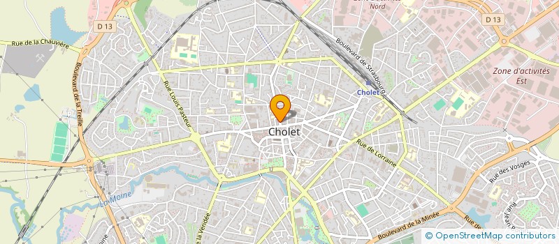 localisation de l'entreprise SCI PIERRE ET KELLY à CHOLET
