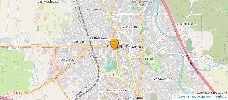 localisation de l'entreprise SCI PIERRE ET MARIE  SALON-DE-PROVENCE