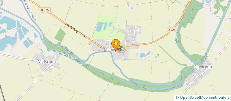 localisation de l'entreprise SCI PIERRE ET MONIQUE LALLEMENT  VILLENEUVE-SUR-AISNE