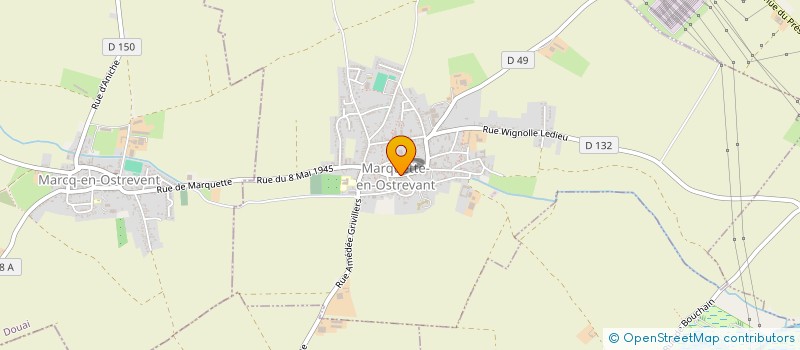 localisation de l'entreprise SCI PIERRE ET PAULETTE à WASNES-AU-BAC
