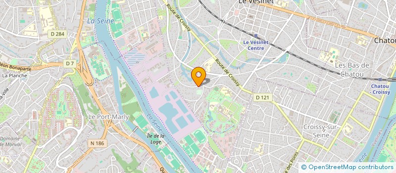 localisation de l'entreprise SCI PIERRE ET RAPHAEL  LE VESINET