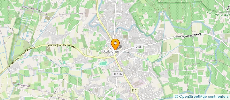 localisation de l'entreprise SCI PIERRE ET VENTOUX II  AUBIGNAN