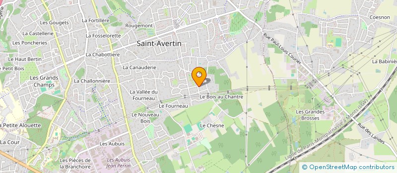 localisation de l'entreprise SCI PIERRE ET VIE GRANDS CHAMPS  SAINT-AVERTIN