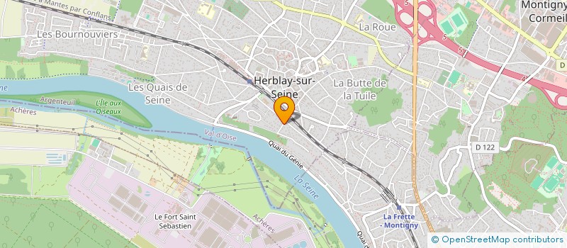 localisation de l'entreprise SCI PIERRE EVOLUTION INVESTISSEMENTS  HERBLAY-SUR-SEINE