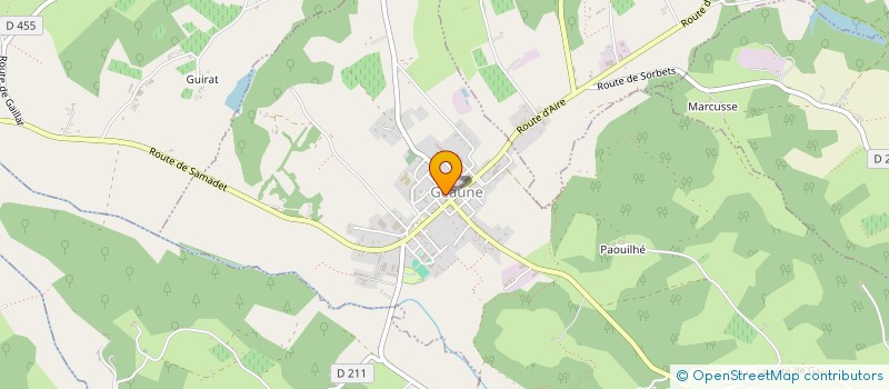 localisation de l'entreprise SCI PIERRE FEUILLE CISEAUX  GEAUNE