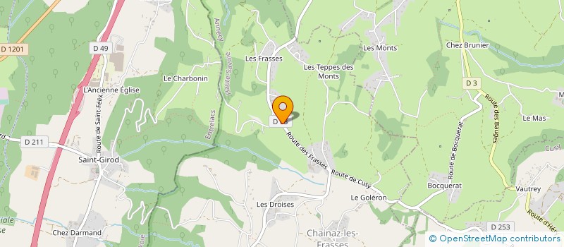 localisation de l'entreprise SCI PIERRE FRANCOIS  CHAINAZ-LES-FRASSES