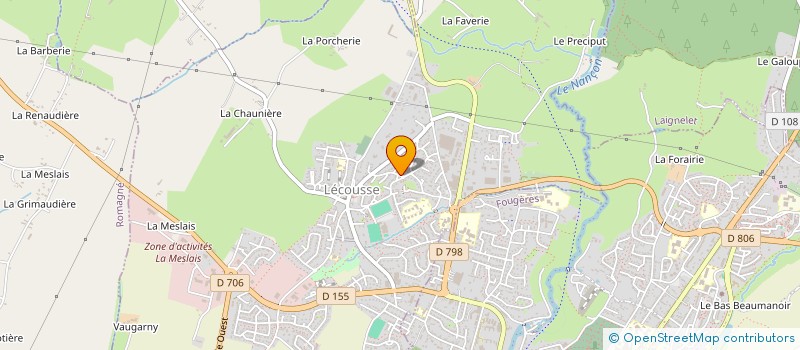 localisation de l'entreprise SCI PIERRE FRITTE  LECOUSSE