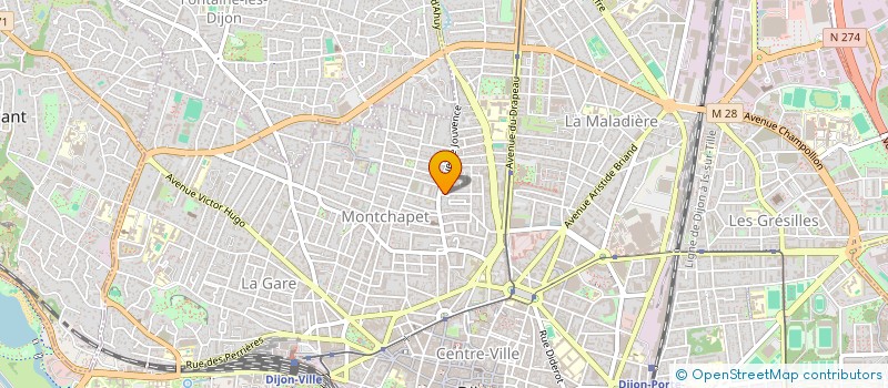 localisation de l'entreprise SCI PIERRE GAVIGNET à DIJON