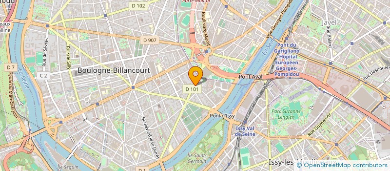 localisation de l'entreprise SCI PIERRE GRENIER à BOULOGNE-BILLANCOURT