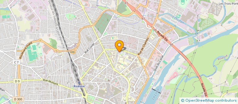 localisation de l'entreprise SCI PIERRE HELENE  ROANNE