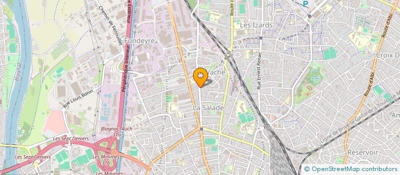 localisation de l'entreprise SCI PIERRE HENRY  TOULOUSE