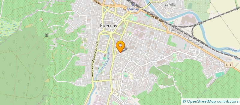 localisation de l'entreprise SCI PIERRE HENRY  EPERNAY