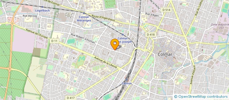 localisation de l'entreprise SCI PIERRE IMMO  COLMAR