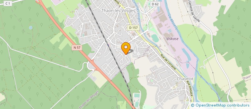 localisation de l'entreprise SCI PIERRE IMMOBILIER 88  THAON-LES-VOSGES