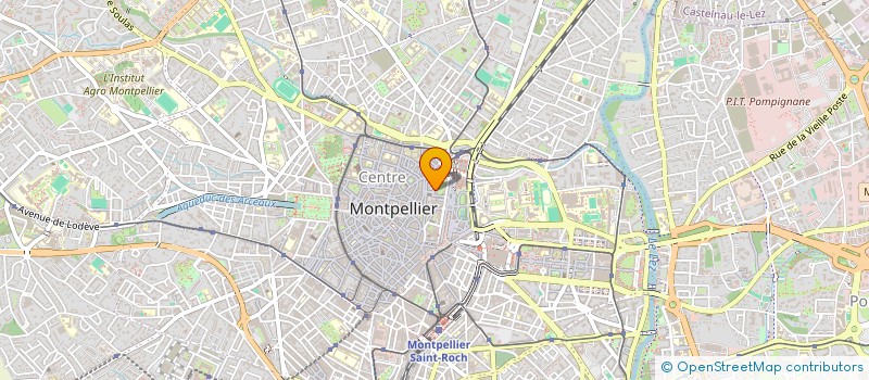 localisation de l'entreprise SCI PIERRE INVEST  MONTPELLIER