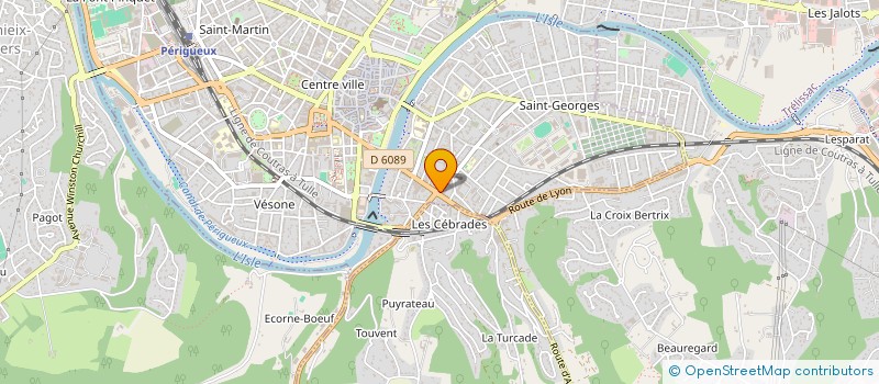 localisation de l'entreprise SCI PIERRE INVESTISSEMENTS à PERIGUEUX