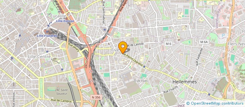 localisation de l'entreprise SCI PIERRE LEGRAND à LILLE