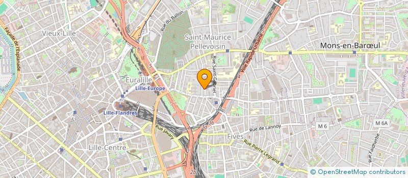 localisation de l'entreprise SCI PIERRE LEGRAND 71 à LILLE