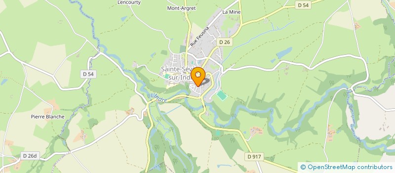 localisation de l'entreprise SCI PIERRE LES AUTANS à SAINTE-SEVERE-SUR-INDRE