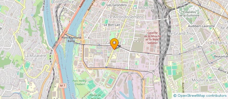 localisation de l'entreprise SCI PIERRE LILA VAGUE  LYON