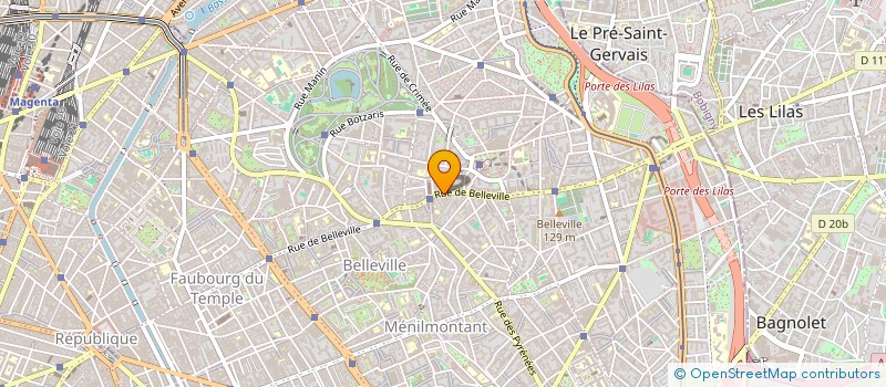 localisation de l'entreprise SCI PIERRE LOUYS  PARIS