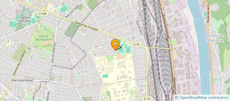 localisation de l'entreprise SCI PIERRE MENDES FRANCE  SOTTEVILLE-LES-ROUEN