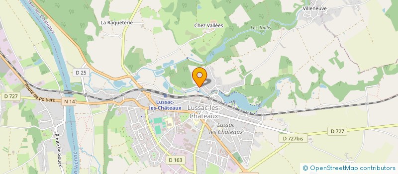 localisation de l'entreprise SCI PIERRE-MICHEL  LUSSAC-LES-CHATEAUX