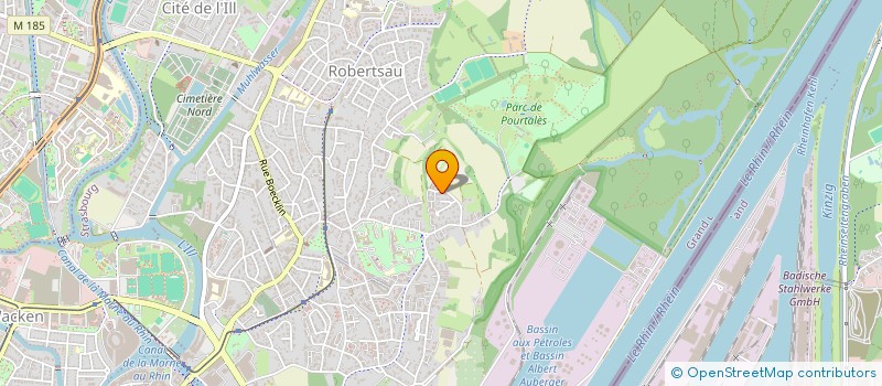 localisation de l'entreprise SCI PIERRE & MONIQUE  STRASBOURG