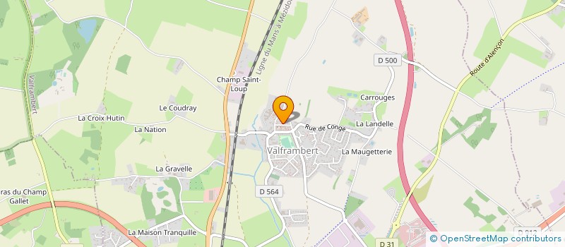 localisation de l'entreprise SCI PIERRE OZENNE à CUISSAI