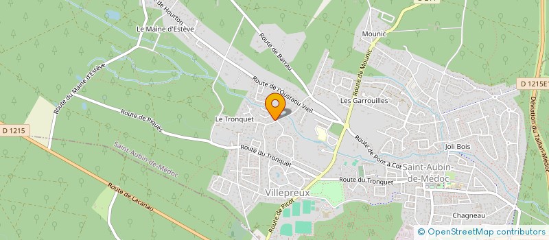 localisation de l'entreprise SCI PIERRE PARIS  SAINT-AUBIN-DE-MEDOC