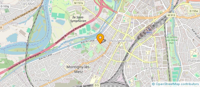 localisation de l'entreprise SCI PIERRE PAUL à MONTIGNY-LES-METZ