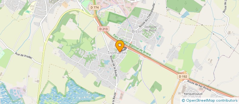 localisation de l'entreprise SCI PIERRE PLATE  GUERANDE